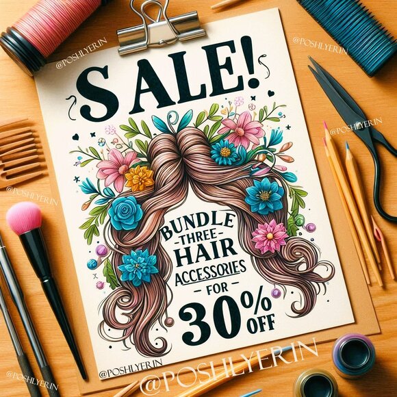 Sunday State Red Braided Velvet Headband - Picture 5 of 6